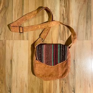 Earth Divas Fair Trade Small Satchel Burnt Orange